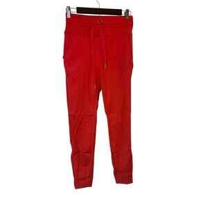 Halara Joggers M Hot Pink Softlyzero Plush Drawstring Athleisure NIB